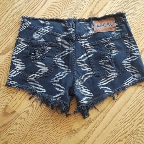 Lacau Festival Cut Off Shorts for Free People - Picture 3 of 9